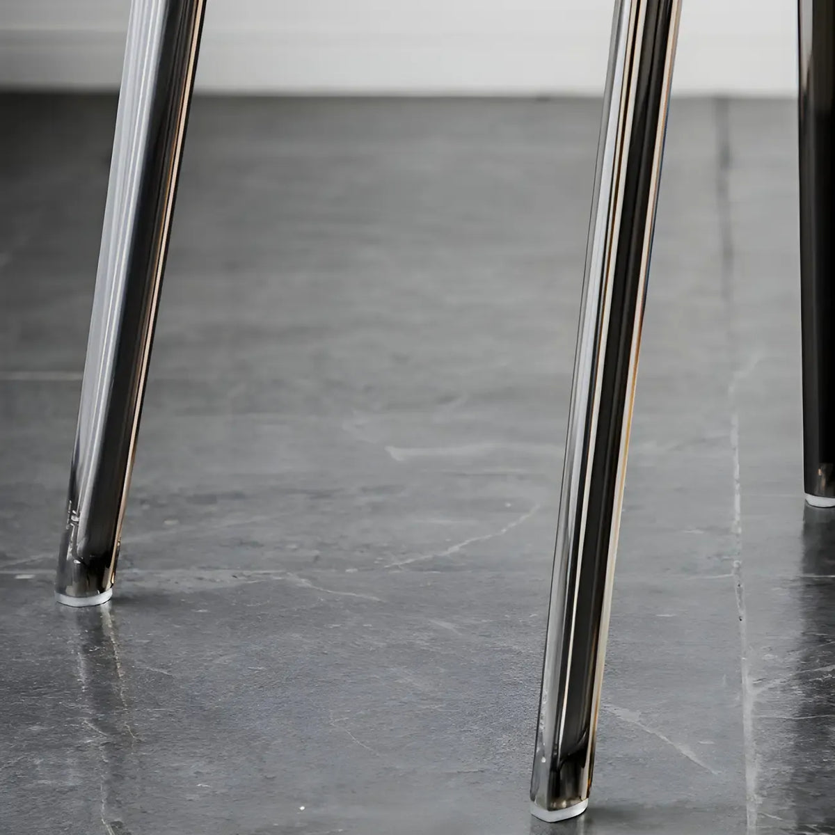 Amber Acrylic Armless Low Back Dining Chair