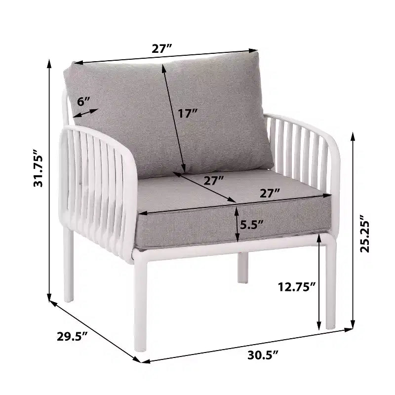 Christopher Knight Home Leah 7 Seater Outdoor Plastic and Glass Upholstered Conversation Set