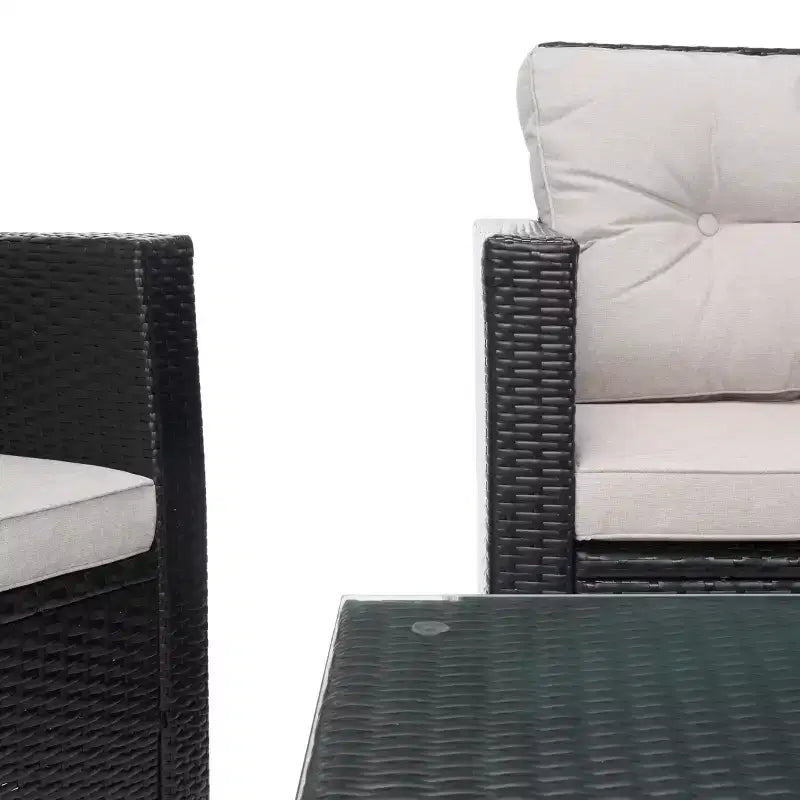 Lorma 4 Piece Living Set - Indoor/Outdoor - PAT7514 - Safavieh