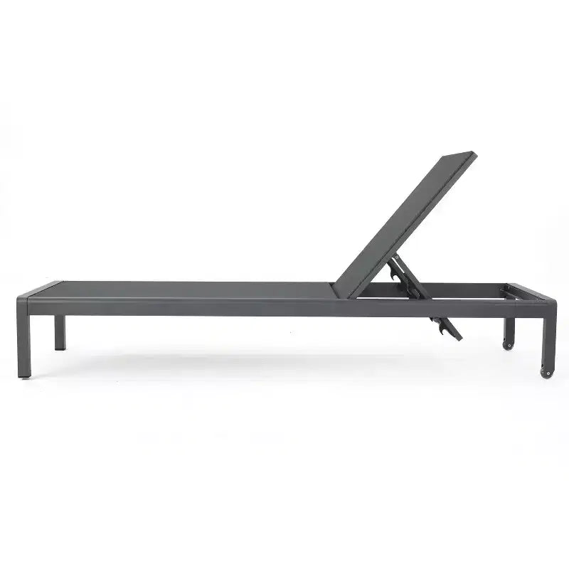 Christopher Knight Home Cape Coral Outdoor Aluminum 6 Seater Club Chair Chat Set with Chaise Lounges