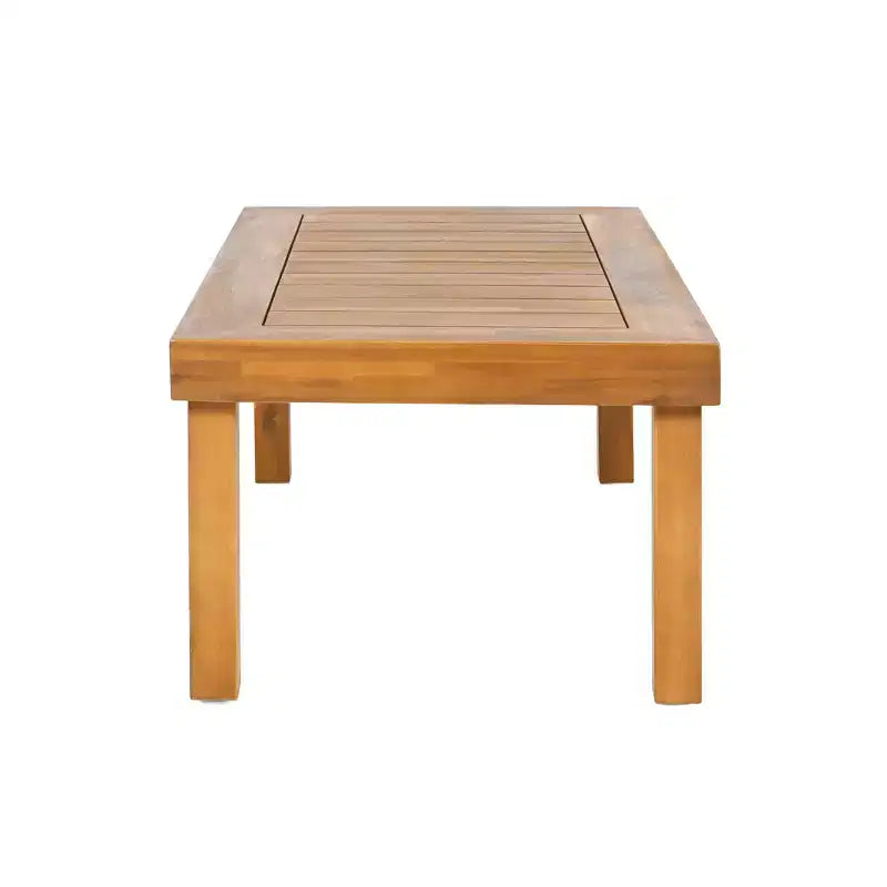 Christopher Knight Home Nolan Outdoor Shutter-styled Paneling Acacia Wood Seating Set with Cushions