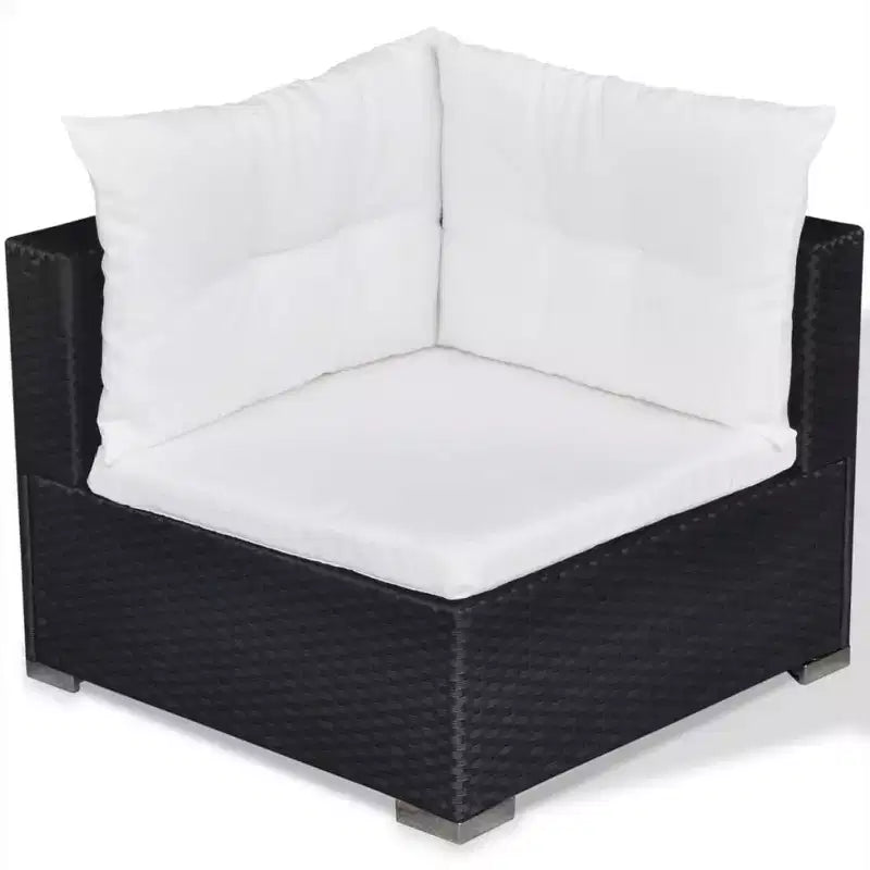 vidaXL Lounge Set Black