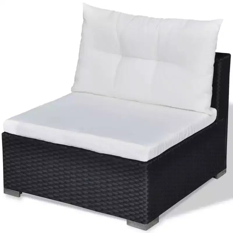 vidaXL Lounge Set Black