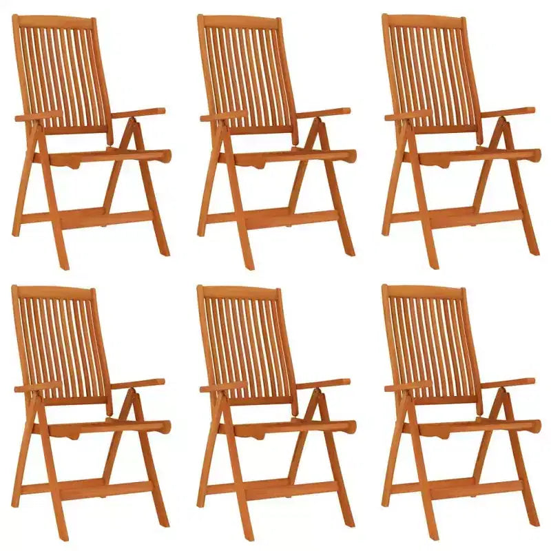 vidaXL Patio Dining Set Outdoor Extendable Table and Chair Solid Eucalyptus Wood