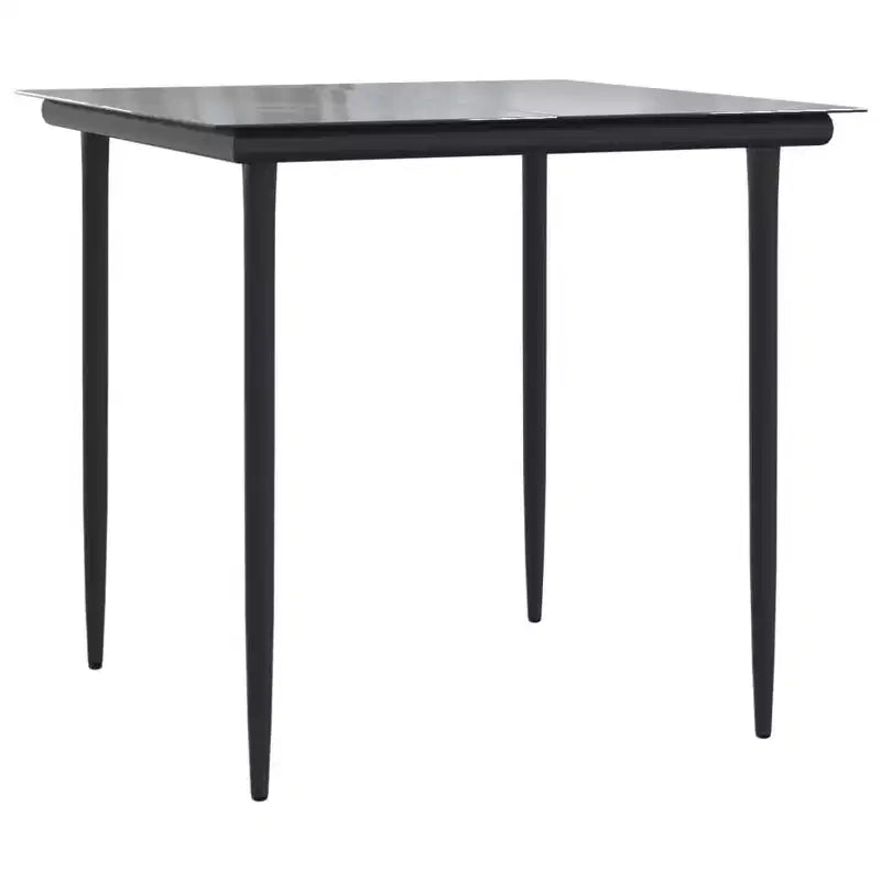 vidaXL Modern Garden Dining Set in Wicker