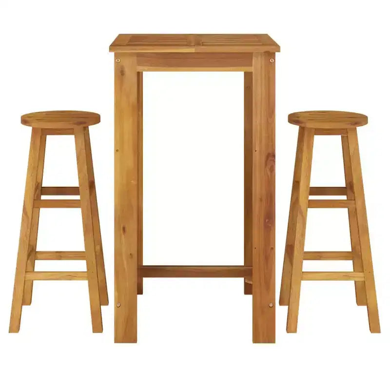 vidaXL Garden Bar Set Solid Acacia wood Durable Garden Bar Set