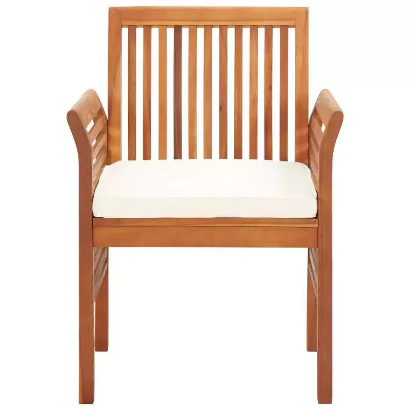vidaXL Solid Acacia Wood 3/Outdoor Dining Set with Cushions