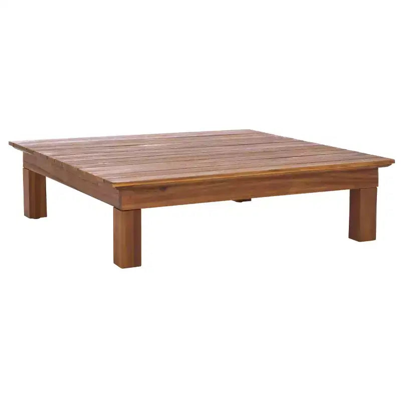 Napol 4 PC Acacia Patio Seating Set W/ Cushions - Indoor/Outdoor - PAT6806 - Safavieh