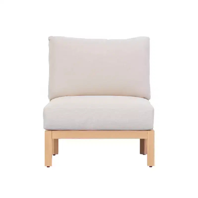 Christopher Knight Home Phanupong Modern 3 Piece Acacia Wood Patio Seating Set with Rope Woven and Slatted Design