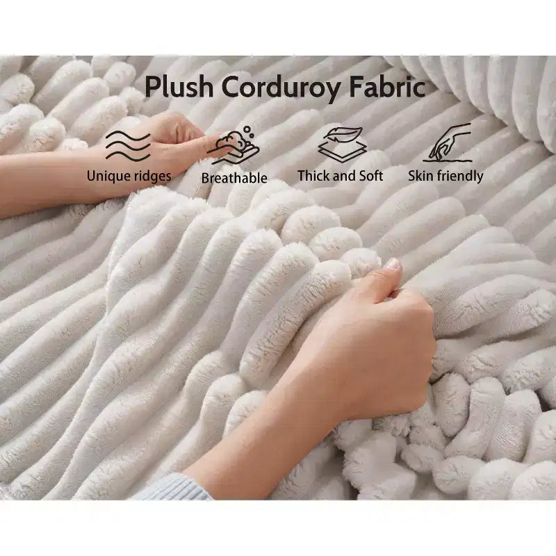 Dyonery Modular Corduroy Sectional Sofa with Washable Covers