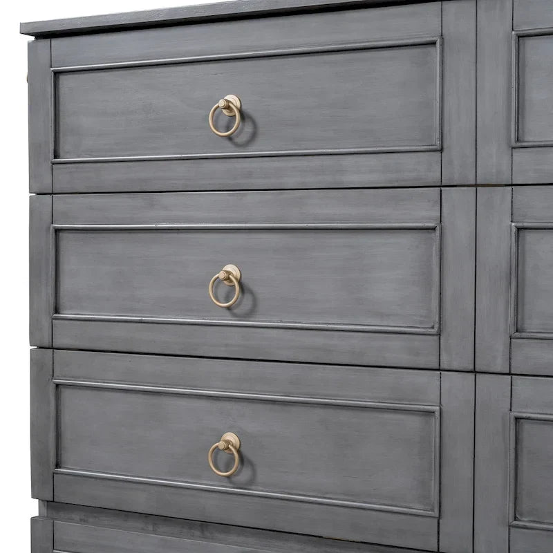 Queen Murphy Bed with Large Drawers