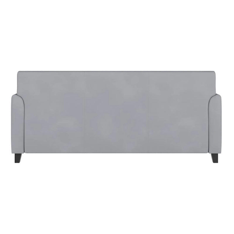 Sofa mit gerader Linienführung, Steppnähten und ausgestellten Armlehnen – 178 B x 74 T x 82 H cm
