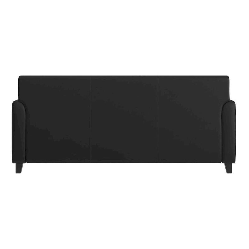 Sofa mit gerader Linienführung, Steppnähten und ausgestellten Armlehnen – 178 B x 74 T x 82 H cm