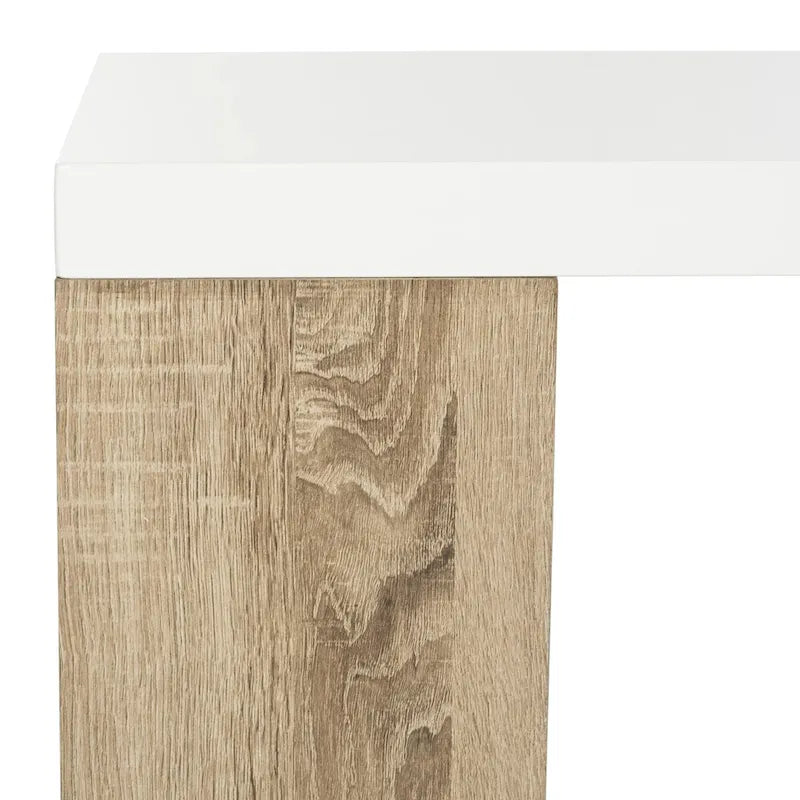 Skandinavischer Beistell-Couchtisch mit Stauraum, Lackiert - 47 x 24 x 15