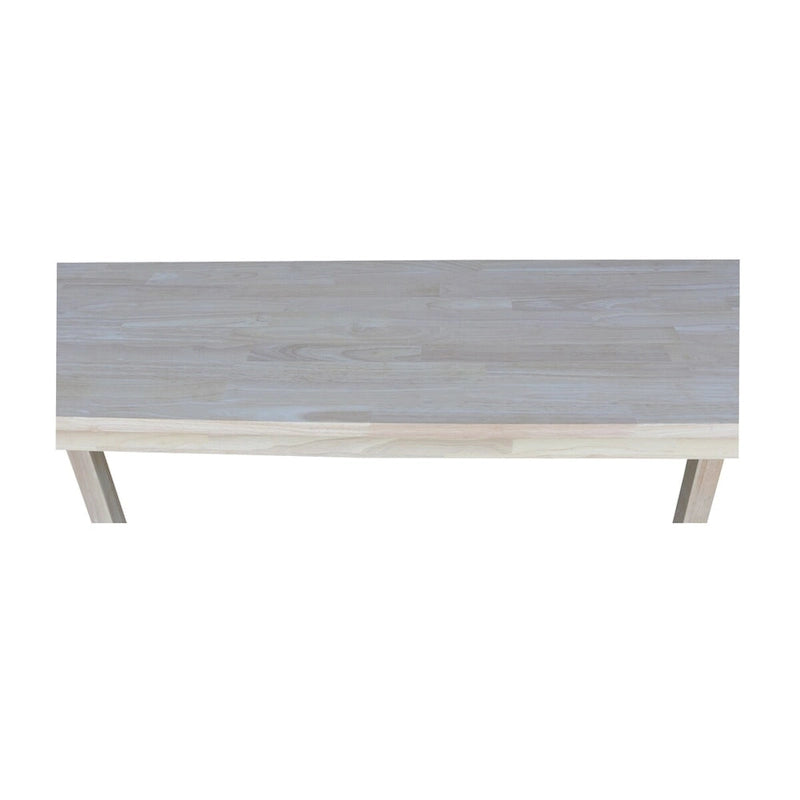 Unfertiger massiver Parawood Sofa-/Server-Tisch mit Ablage unten