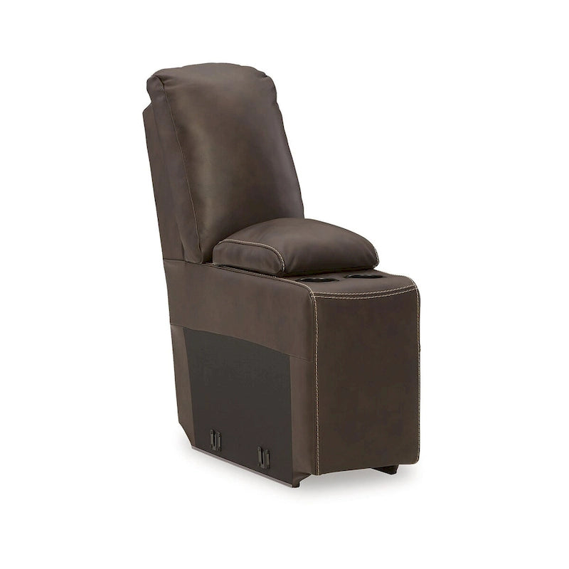 3-teiliges Power-Liegesofa mit Konsole