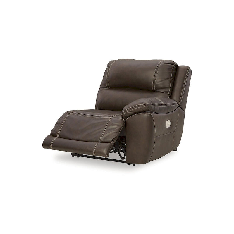 3-teiliges Power-Liegesofa mit Konsole