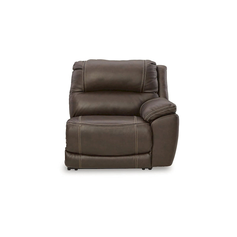3-teiliges Power-Liegesofa mit Konsole