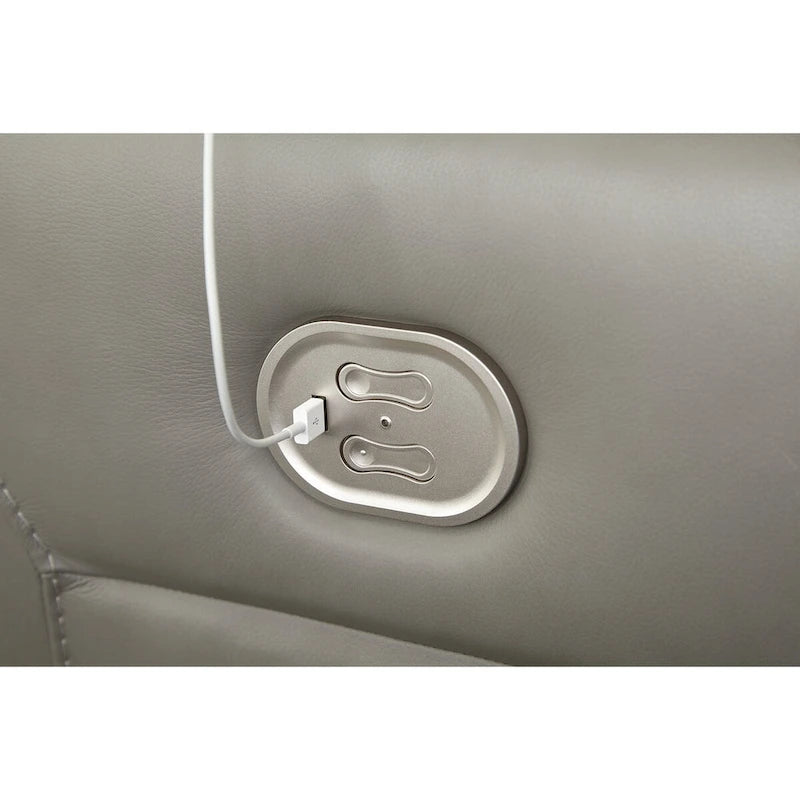 3-teiliges Power-Liegesofa mit Konsole