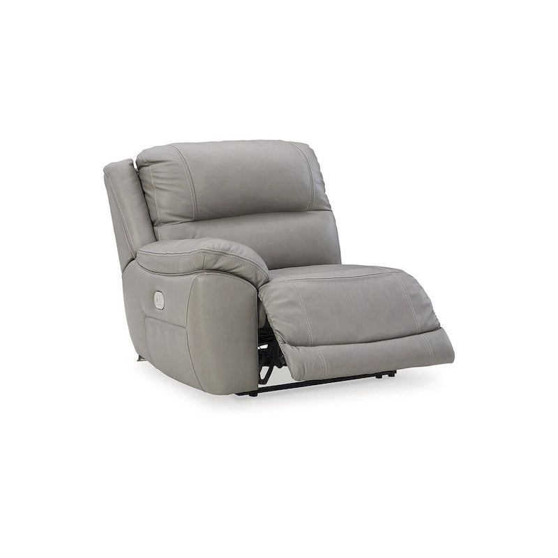 3-teiliges Power-Liegesofa mit Konsole
