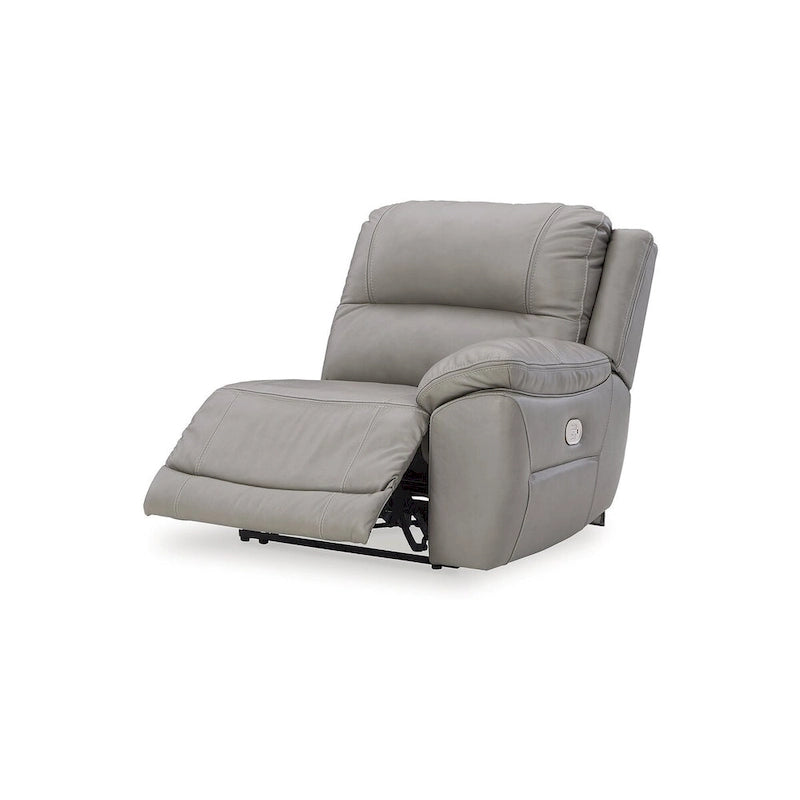 3-teiliges Power-Liegesofa mit Konsole