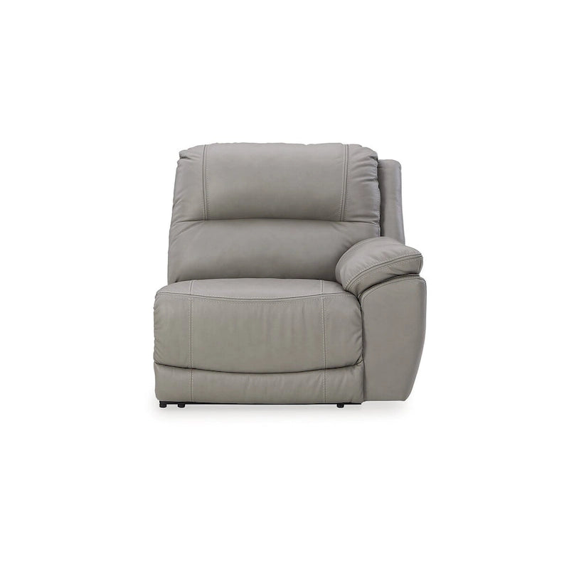 3-teiliges Power-Liegesofa mit Konsole