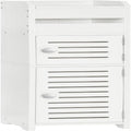 Kleiner Badezimmerschrank mit Tür – 7,9T x 7,9B x 30,7H