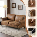 Mid-Century Gepolstertes Doppelsitzer-Sofa, Innenbereich