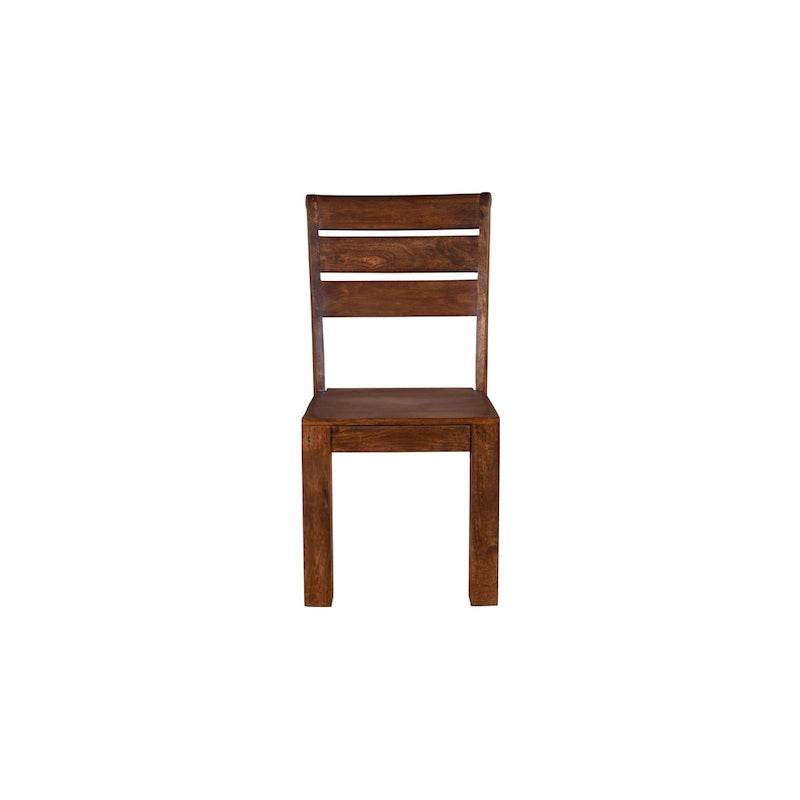Esszimmerstühle aus massivem Mangoholz, 2er-Set