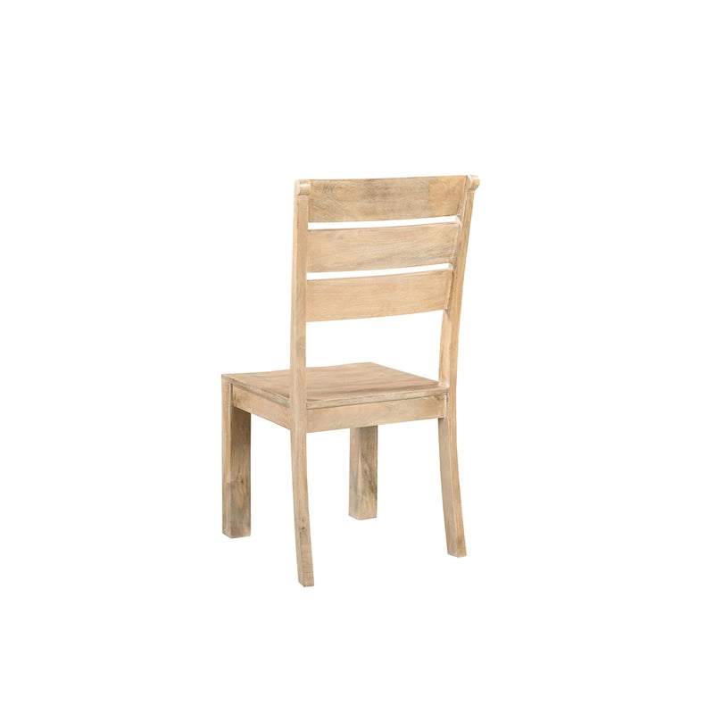 Esszimmerstühle aus massivem Mangoholz, 2er-Set